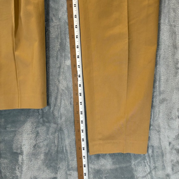 J. Crew Cafe Capri Khaki Tan Chino Pants Cropped Ankle Women's 4 - Picture 8 of 9